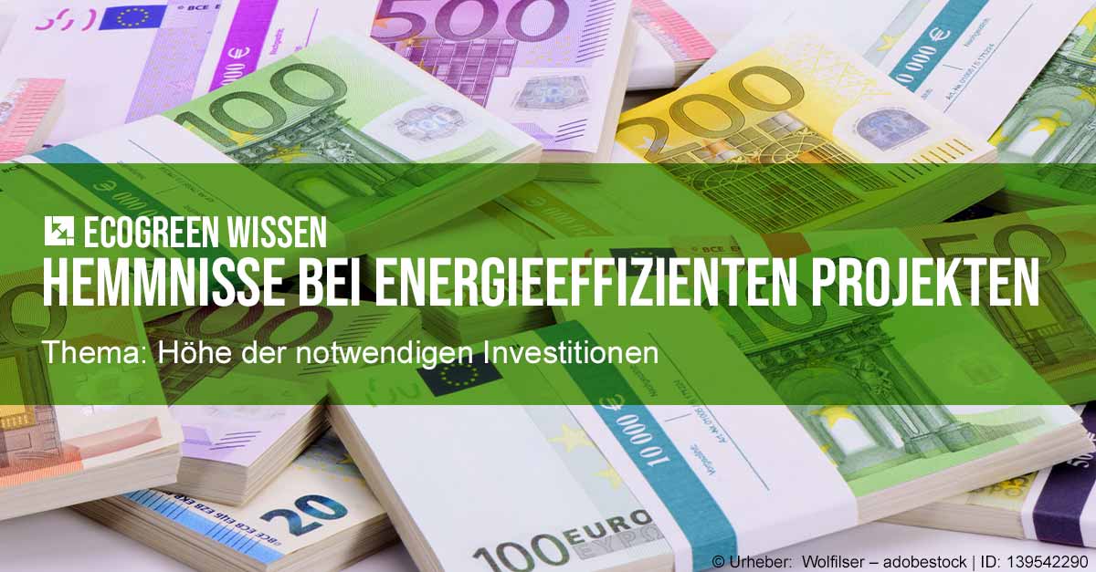 ecogreen Wissen notwendige Investition notwendige Investition Fördermittel