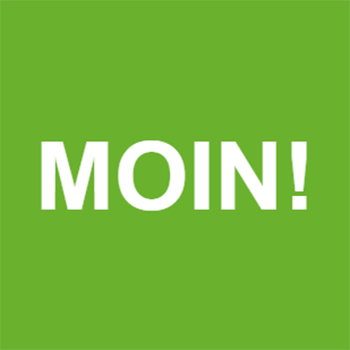 Grüne Grafik mit Begrüßung für das ecogreen Team