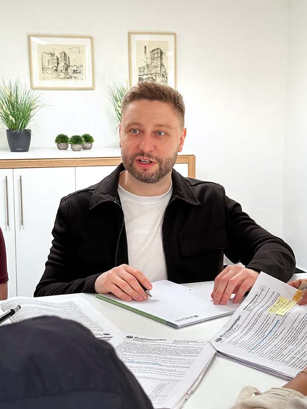 Gesprächssituation als Beispiel für eine Kooperation mit ecogreen