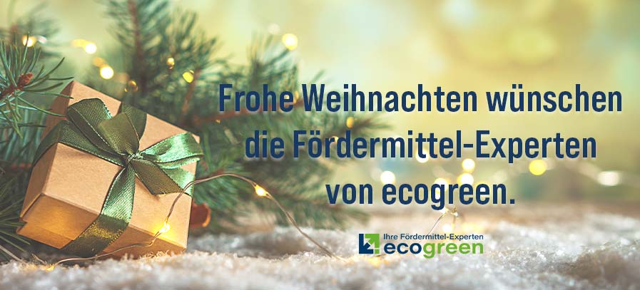 ecogreen wünscht frohe Weihnachten